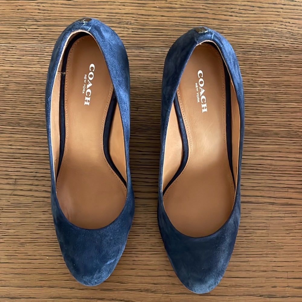 EUC Coach Wedge Pumps